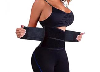 SunnySmile Women’s Slimming Waist Shaper Dual Adjustable Belly